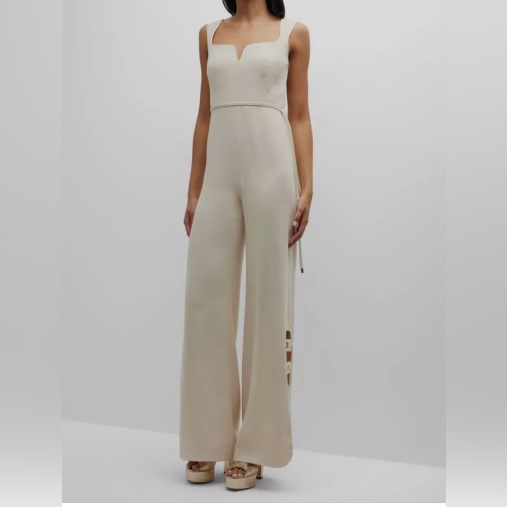 White ALEXIS ZALA jumpsuit in WHITE SIZE XS